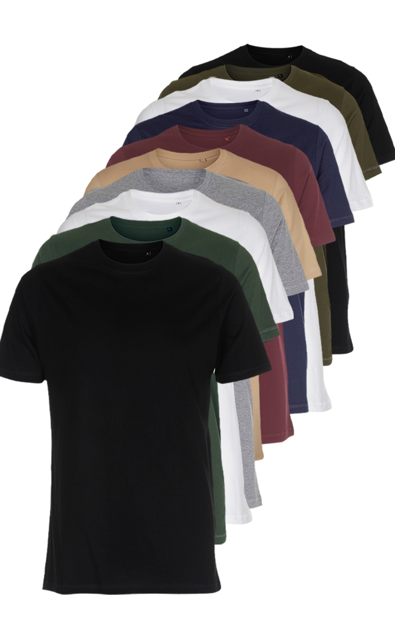 Mix selv: 10 x Organic Basic T-shirts: 700,-