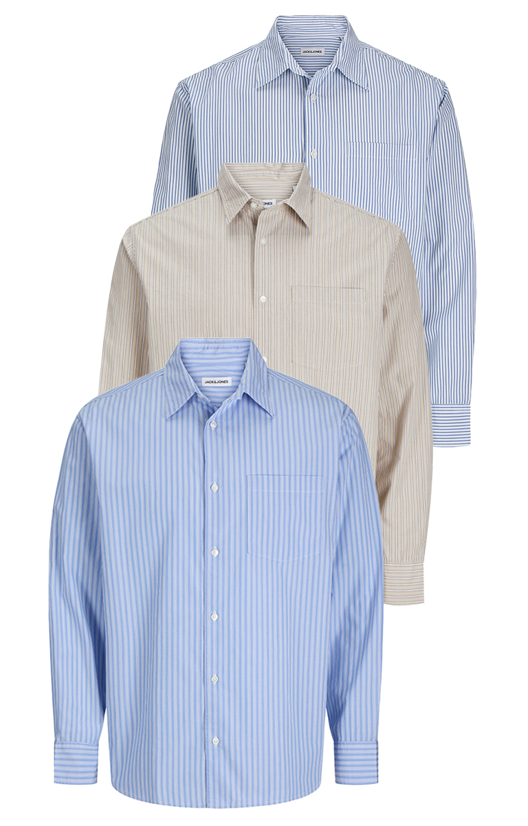 3 x Oversize Skjorter: 600,-
