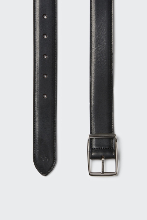 Reversible Dagon Bælte Black/Cognac