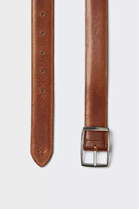 Reversible Dagon Bælte Black/Cognac