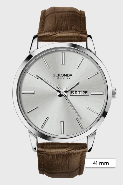Sekonda 1661 Classic Brown Leather Ur