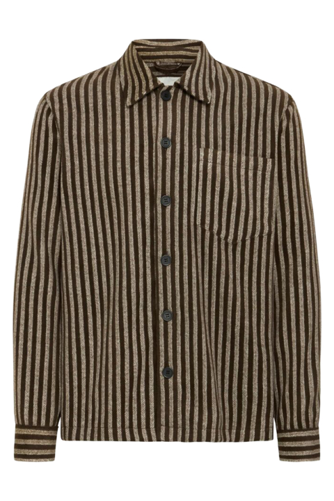 Solid Sami Shirt Slate Black Melange