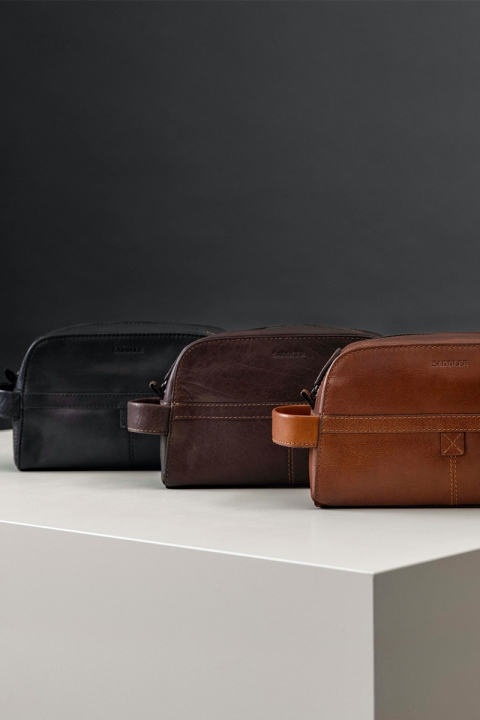 Saddler Oskar Taske Dk.Brown