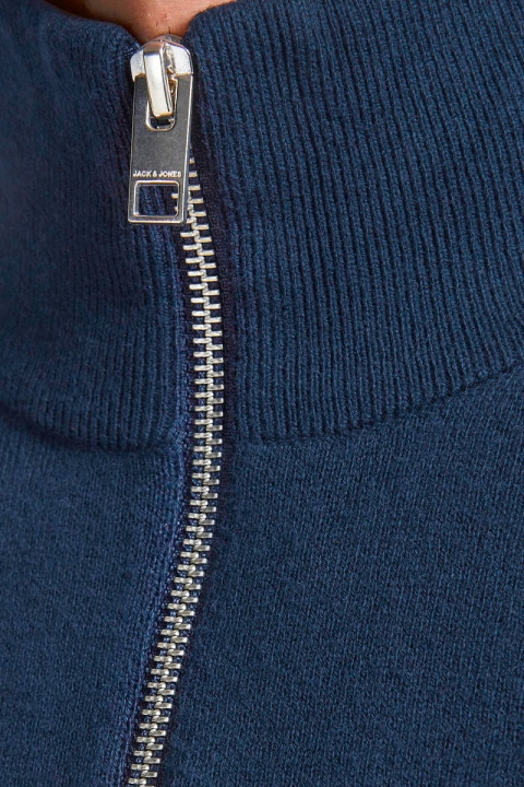Jack & Jones EMIL KNIT HALF ZIP Navy Blazer