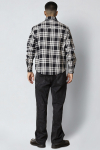 Fat Moose Pablo Check Overshirt Black/Ecru