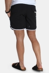 Urban Classics Retro Badeshorts Black/White