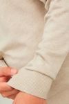 Jack & Jones EMIL KNIT HALF ZIP Oatmeal