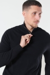 Jack & Jones EMIL KNIT HALF ZIP Black