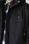 Fat Moose Sailor Long Jacket Black