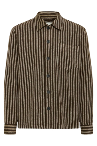 Sami Shirt Slate Black Melange