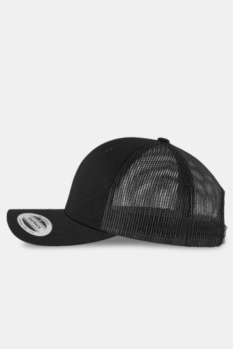 Retro Trucker Cap Black