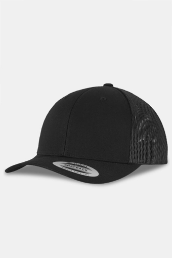 Retro Trucker Cap Black