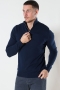Jack & Jones EMIL KNIT HALF ZIP Navy Blazer